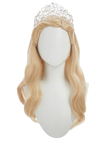haikyuu Women Kind Witch Wig Long Blonde Wavy Curly Wig Fairy Princess Elf Cosplay (Blonde)