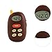 FytStycale Mini Winter Hand Warmer Pocket Heater Phone Shaped 3 Temperature Settings Lightweight Electric Portable for Climbing Fishing, Dark Brown