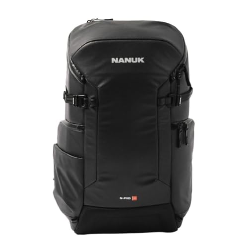 Image of NANUK N-PVD 30L Camera Backpack - Water-Repellent with Rain Cover, Fits 2 Cameras, Drone, Tripod & 16 inch Laptop Compartment, Carry-On Approved - For Photographers, Travel & Hiking - Black