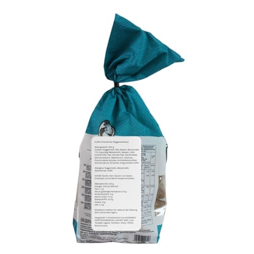Erofili Griechischer Roggenzwieback – 2er Pack x 400g (800g) – Traditioneller Kretischer Paximadi aus Heraklion – Authentisches Familienrezept