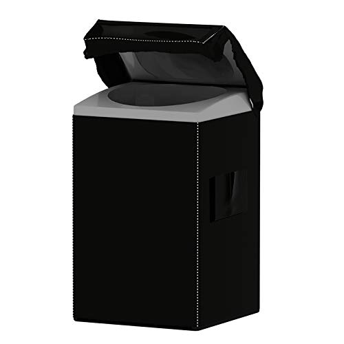 Waschmaschinenabdeckung,Abdeckung Waschmaschine Waschmaschine Abdeckungsdicke Silber Beschichtung Gewebe Wasserdichte Anti-UV-Trockner Schutzhülle Haushaltsorganisator(A2,58x61x95cm L)