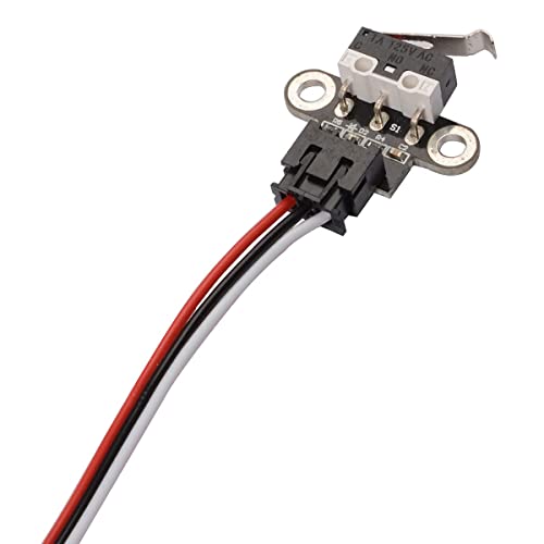 HUAZIZ 3D Drucker Endschalter limit Switch Sensor mit 3 Pins 1m Draht für 3D-Drucker Serie Teile und Zubehör,3D Drucker Limited Switch Mechanisches Endstop-Schaltermodul