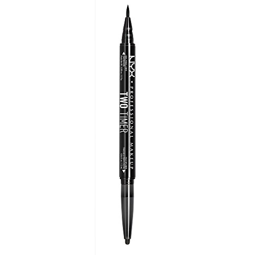 Delineador Dos Puntas NYX Two-Timer Jet Black miniatura 5