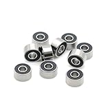 10 pièces S693 RS 3X8X4mm roulement à billes en acier inoxydable ABEC7 roulement à bill...