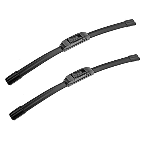 AHEETEC AH1 24 +14 Oem Quality All Season Premium Windshield Wiper Blades For Original Equipment Replacement J&U Wipers (Pack of 2)