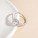 EAMTI 1.25CT 925 Sterling Silver Rings Round Halo CZ Engagement for Women Cubic Zirconia Wedding Bands Promise Rings for Her Size7