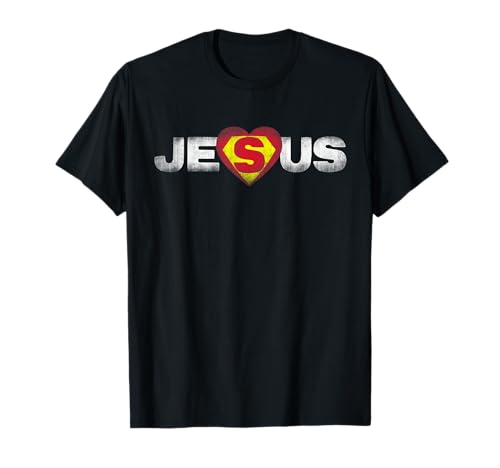 Jesús es mi camisa de superhéroe religioso cristiano Camiseta