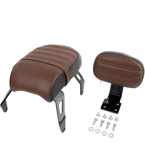 Selle dossier passager moto avec coussinet de haute finition