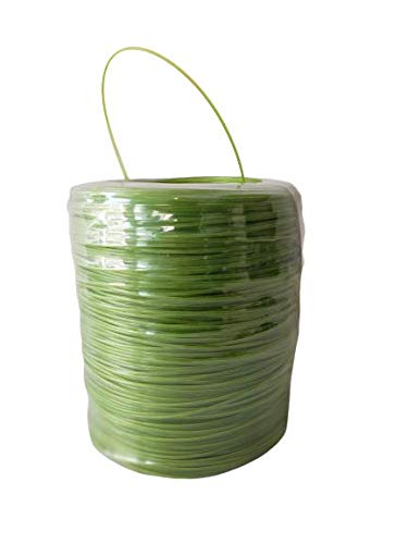 Shyama 2 Kg Roll of Agriculture Thin Parrot Green PET Plastic Wire for Supporting Small Plants and Vegetables