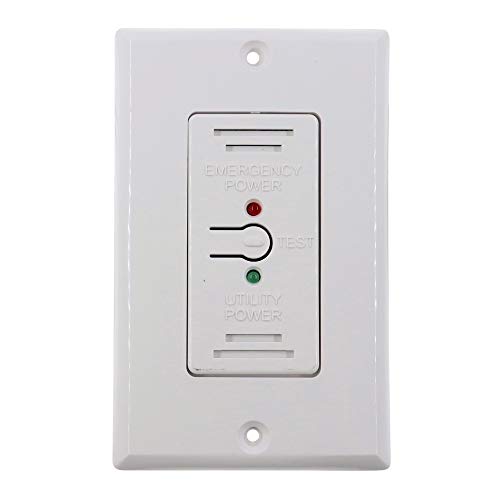 LVS Controls EPC-2-D Emergency Power Control Switch, 120-277V, 20A, White