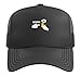 Behave No Dishonest Duck Funny Rubber Duck Meme Cartoon Trucker Hat with Adjustable Mesh Back, Black