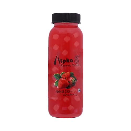 Image of NatuALPHA 8ral Energizer & Immunity Booster, Healthy Juice, Real Natural Taste Strawberry Pack of 6