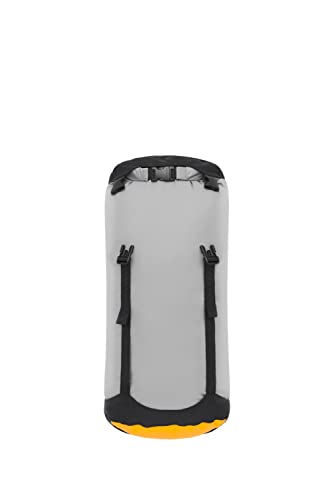 Image of Sea to Summit eVac Compression Dry Bag, Waterproof Compression Sack, 13 Liter, High Rise Grey
