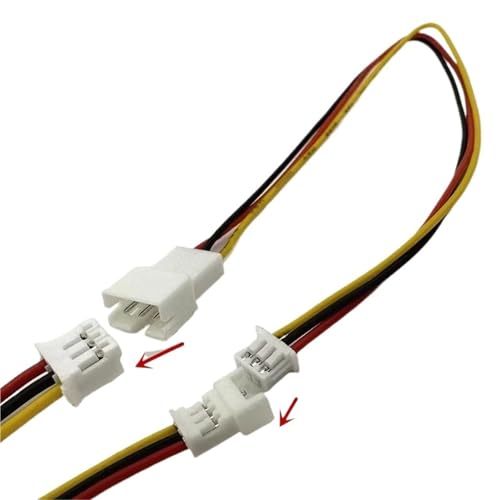Conector MX1.25 a PH2.0 de 4 pines y cable de terminal de 15cm para electrónica 3