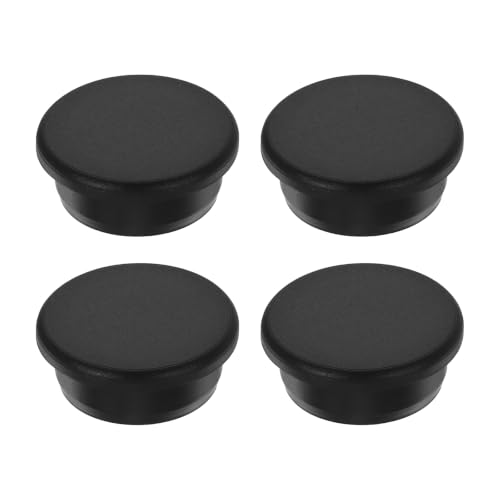 Image of MECCANIXITY 4pcs T-Shaped Silicone Plugs 30.3mm 1-3 /16 Inch Dia, Black | Snap in Plug Hole Seal Cover Round Rubber Stopper for 29.5-30.3mm Holes Kitchen Rubber Bulkheads Waterproof Sealing