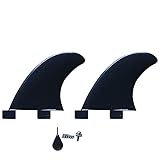 USKI Propulsor Submarino, Tabla de Surf Big Tail Fin Fin G5 Tail Fin Fin Aleta de Cola 2 Piezas de plástico Nylon Surfboard Tail Fin Fin Fin Fin Tail Timón,Ligero y con Capacidad de Respuesta(5)