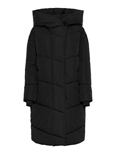 Noisy May Wintermantel - NMNew Tally L/S Long Jacket NOOS - XS bis XL - für Damen - Größe L - schwarz