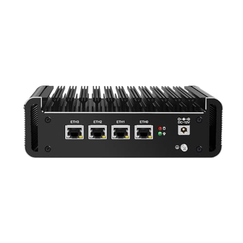 Micro Firewall Appliance, Mini PC, PFSense, OPNsense, Untangle, Sophos XG, VPN, Router PC, Celeron J4125, RJ20, AES-NI, 4 x I211