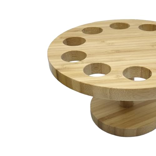 Ｂｅｓｇａ Suporte de Cone de Bambu para Enrolar Sushi, Suporte Redondo de 2.7cm para Exibição de Aliment