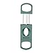 V-Cut Cigar Cutter - V-Shaped Stainless Steel Blade for Cigars up to a Large 60+ Ring Gauge, Cigar Stand Holder Ergonomic Design & Gift Box Included (Green)