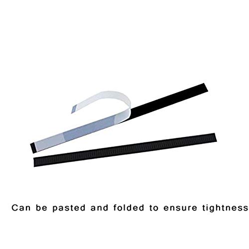 Eeoyu 50 Pieces Peel and Stick Tin Ties for Nose Clip Crafts, Coffee Bags, Bread Bags, 5.5 Inch (Black) - Thumbnail 4