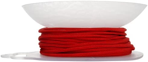 Dazzle-It! Lovely Knots - Chinese Knotting Cord 2mm Thick - Red (20 Yards On Bobbin)