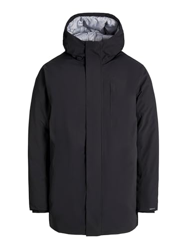 JACK & JONES Jjekeen Aw25 Sn Parka, Negro, S Hombres