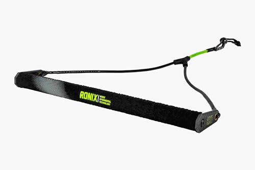 Ronix Ropes - RXT - G10 Barlock Handle - Carbon/Hide Grip 1.3 in. Dia. - Black/Yellow