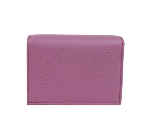 Gucci Marmont Women's Pink Leather Wallet w/Crystal Double G2