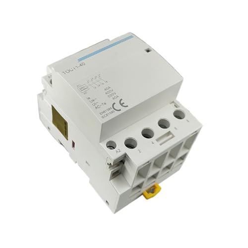 Contacteur modulaire 40A rail DIN pour circuit de chauffage et pompe à chaleur domestique
