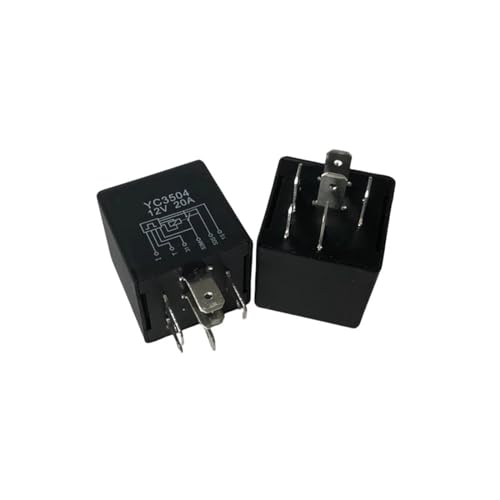 Relé 3504 VD-YJK203 de limpiaparabrisas coche 12V 20A 6 pines pack de 2 unidades