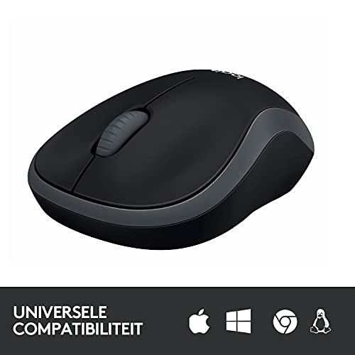 Logitech M185 draadloze muis, 2,4 GHz met USB-mini-ontvanger, batterijduur van 12 maanden, 1000 DPI optische tracking… - Afbeelding 6
