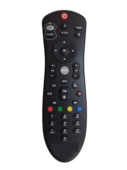 Remote Control Compatible for Dish TV D2H DTH Set Top Box | Remote Control with Backlight - Please Match The Image with Your Old Remote Before Placing The Order (White)-image-35