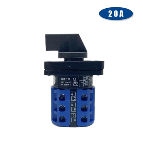 Interruptor trifásico LW26-20A con selector rotativo 0-3 posiciones para componentes electrónicos 2