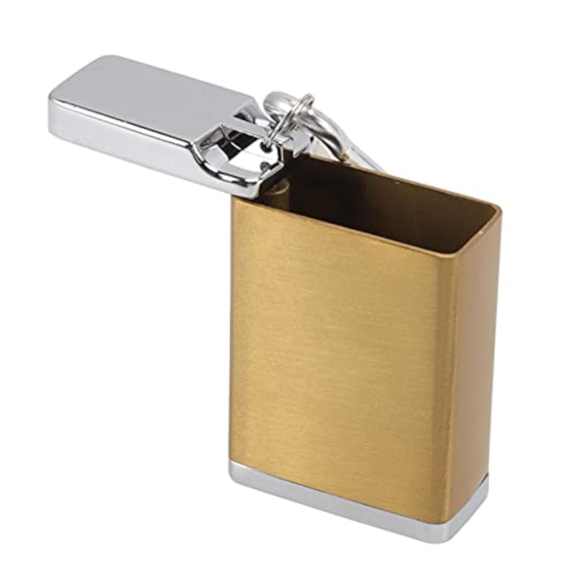 Gold Portable Mini Ashtray Keychain, Modern Gift