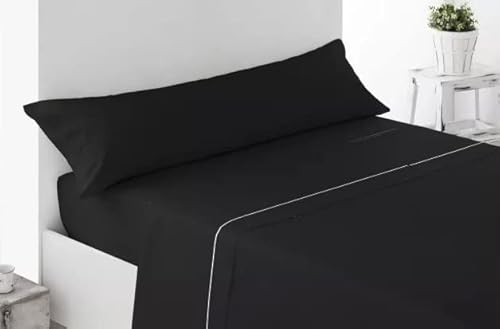 DESING Textil: Sabanas (Negras Basics) Verano 3Piezas (150X190/200cm) Cover