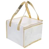 Gatuida Bolsa Térmica para Alimentos Reutilizable con Aislamiento Bolsa de Transporte para Pasteles y Pizzas Capacidad Grande y Resistente para Compras y Camping Duradera y Ligera
