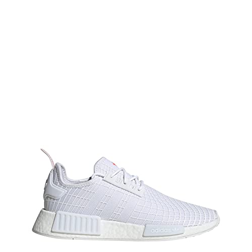adidas Mens NMD_R1 Lace Up Sneakers Shoes Casual - White