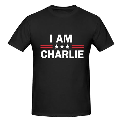 I AM Charlie Kirk Shirt Hero Charlie Kirk Men's T-Shirt Funny Tee