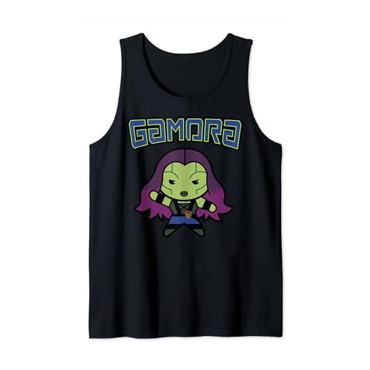 Marvel Gamora Cute Guardian of the Kawaii Camiseta sin Mangas