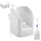 LbsAMP Wall Charger compatible with Braun Oral B Electric Toothbrush iO2 3 4 5 6 D12 S12 D10 Genius Vitality Pro Kids Smart Charging Station UK Plug IPX6 Charger Base Toothbrush Charging Adapter