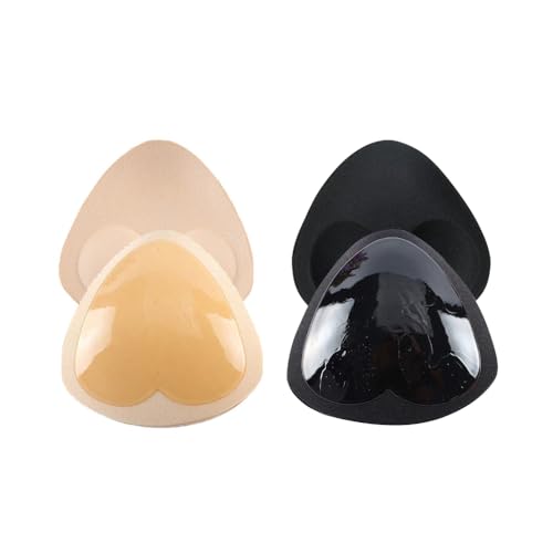 XFSRG 2 Paires Soutien Gorge Invisible Autoadhésifs Push Up avec Coussinets Triangulaires en Silicone pour Les Maillots de Bain et Bikinis