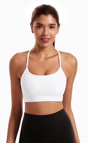 Smooth Sports Bras for Women Workout Tops Y-Back Padded Yoga Bra Basic Wireless Bra4