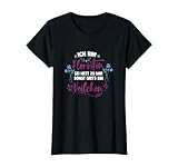 Floristin Nett Sonst Veilchen Florist Gärtnerin Blumen T-Shirt