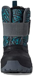 Western Chief Kids Baker Snow Boot for Toddlers, Little, and Big Kids - Faux Fur Lining and Pull Tabs, Super Cute Boots Teal 9 Toddler M | Image 1