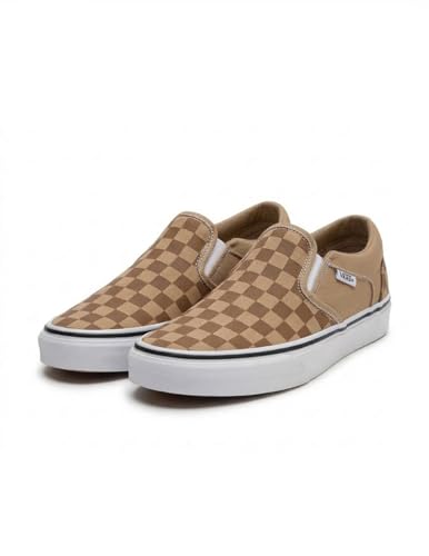 Image of Vans Men's Asher Slip-on Shoe - Comfortable Sneakers for Walking, Fashion & Everyday Wear