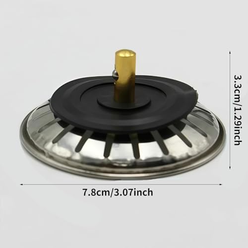 Colador para fregadero de cocina de acero inoxidable miniatura 5
