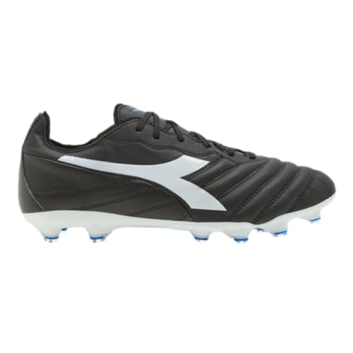 Diadora Brasil Elite 2 LT LP12 Firm Ground Soccer Shoe - Ultra-Soft, Water-Resistant Full-Grain Calfskin Upper, Non-Stretch Fabric Lining, Non-Slip PU Heel Lining, Insole with Flex Points