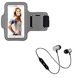Non applicable Pack Sport pour ZTE Axon 30 Ultra Smartphone (Ecouteurs Bluetooth Metal + Brassard) Courir T8 (Argent)