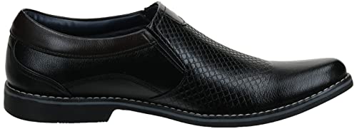 Image of Centrino Men's Formal Shoe |Slip-On Men's Formal Shoe | Stylish Non-Lace Design | Soft Cushioned Insole for Comfort | Perfect for Office & Formal Wear (8692)